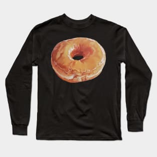 The Big Dip Donut Painting (no background) Long Sleeve T-Shirt